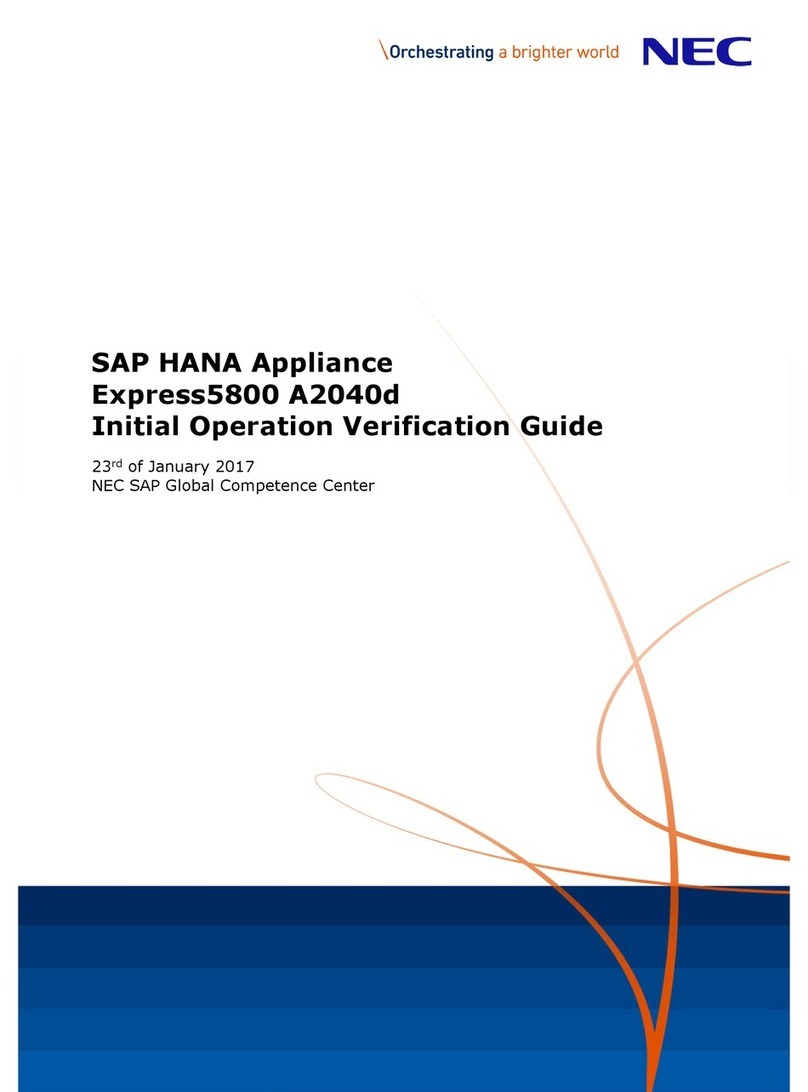 NEC NEC Express5800 Series User manual