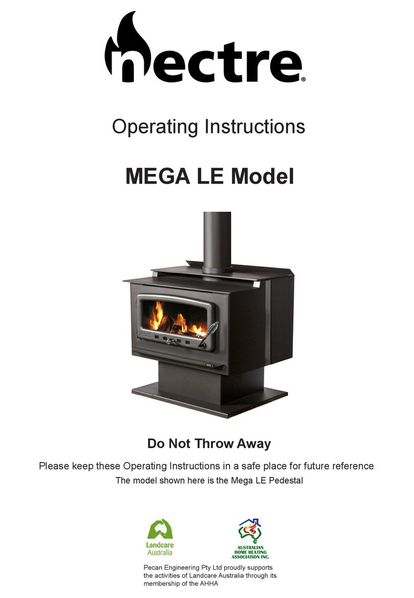 Nectre Fireplaces MEGA LE User manual
