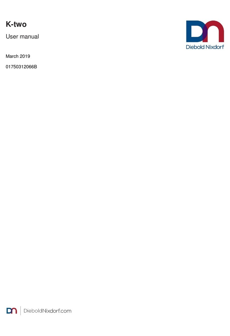 DIEBOLD NIXDORF K-two user manual