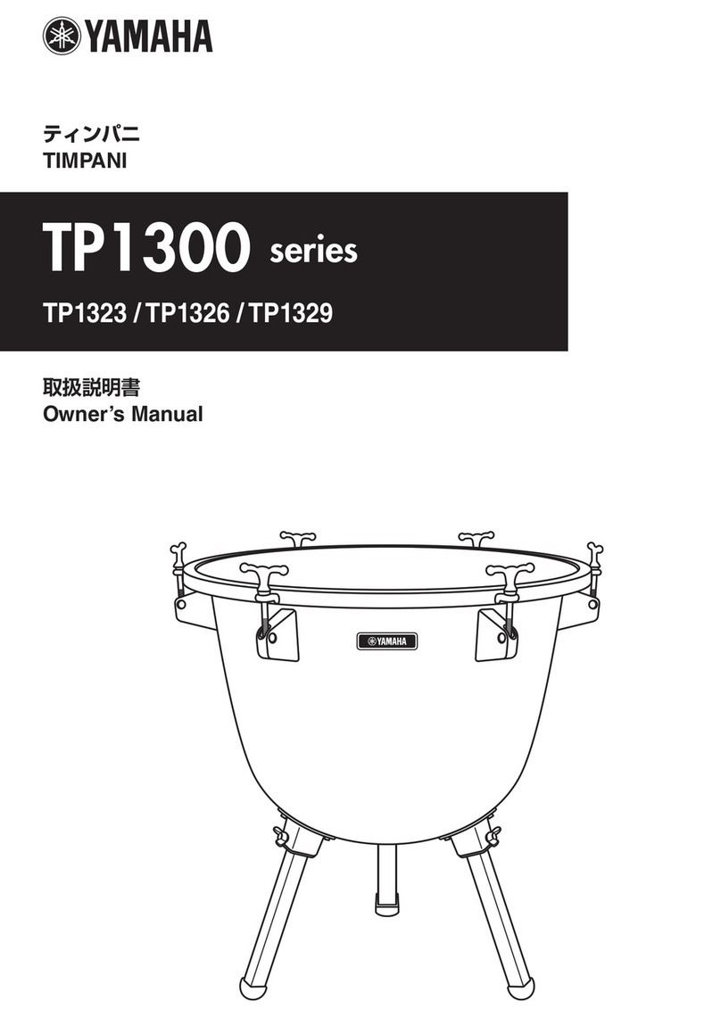 Yamaha TP1323 owner's manual