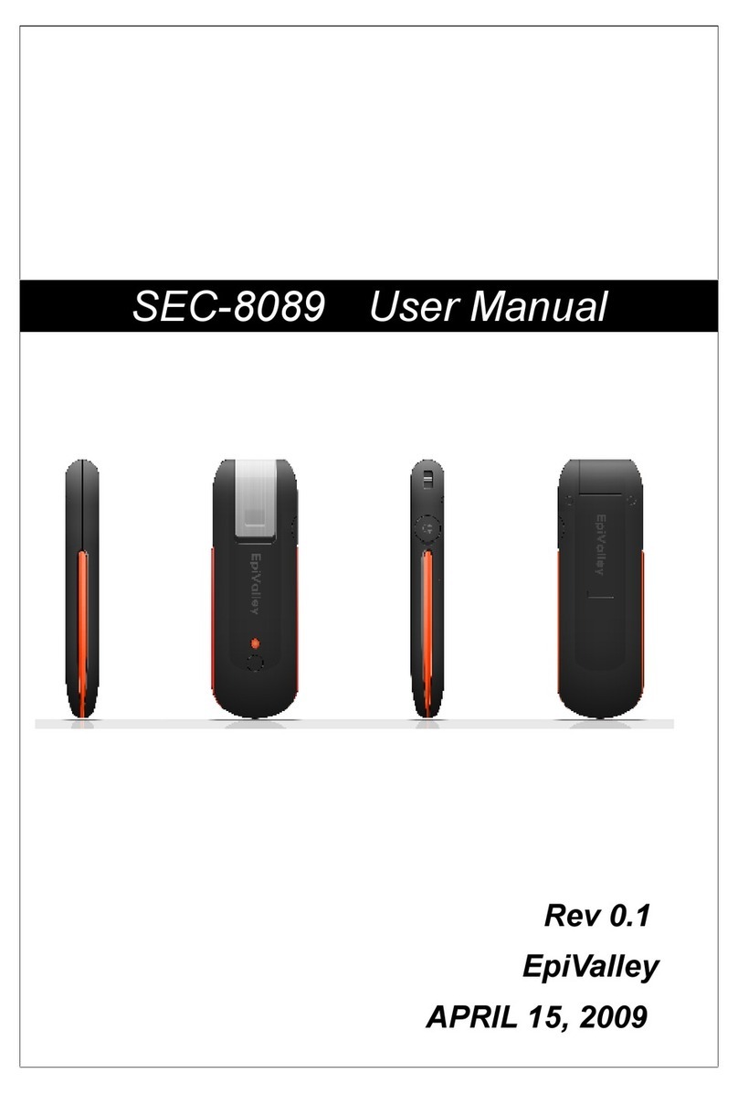 EpiValley SEC-8089 User manual