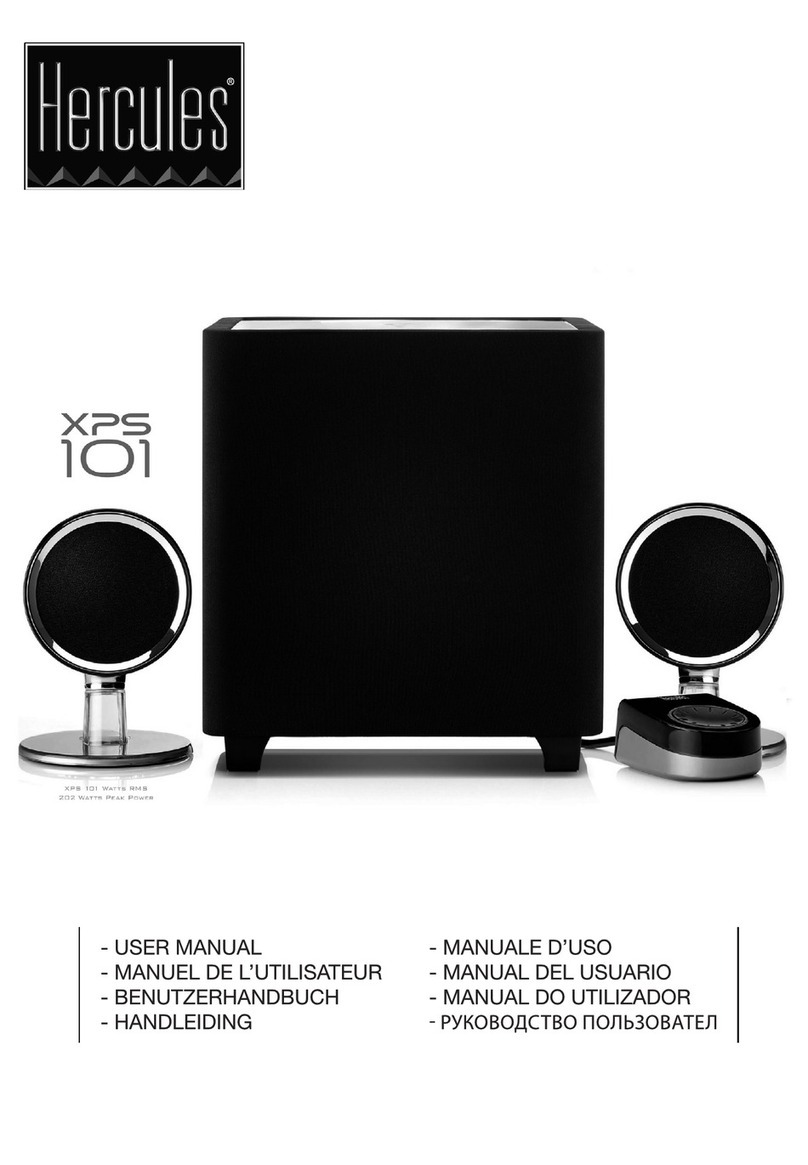 Hercules XPS 101 user manual