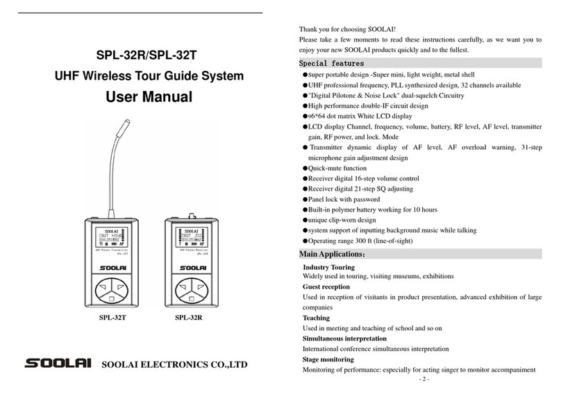 SOOLAI SPL-32R user manual