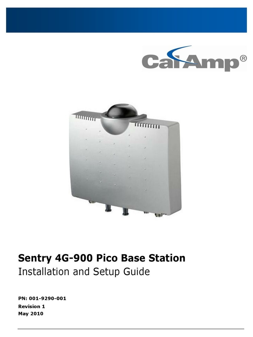 CalAmp Sentry 4G-900 Installation and setup guide CalAmp Sentry 4G-900 Installation and setup guide