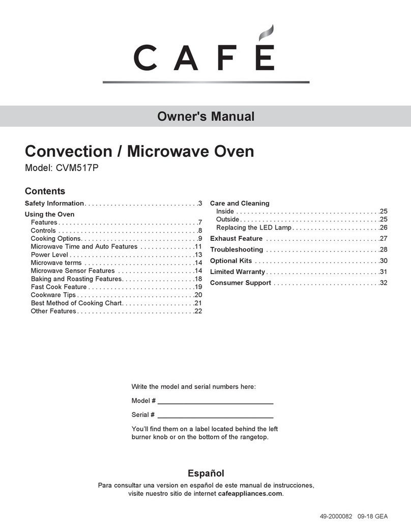 Cafe CVM517P User manual Cafe CVM517P User manual