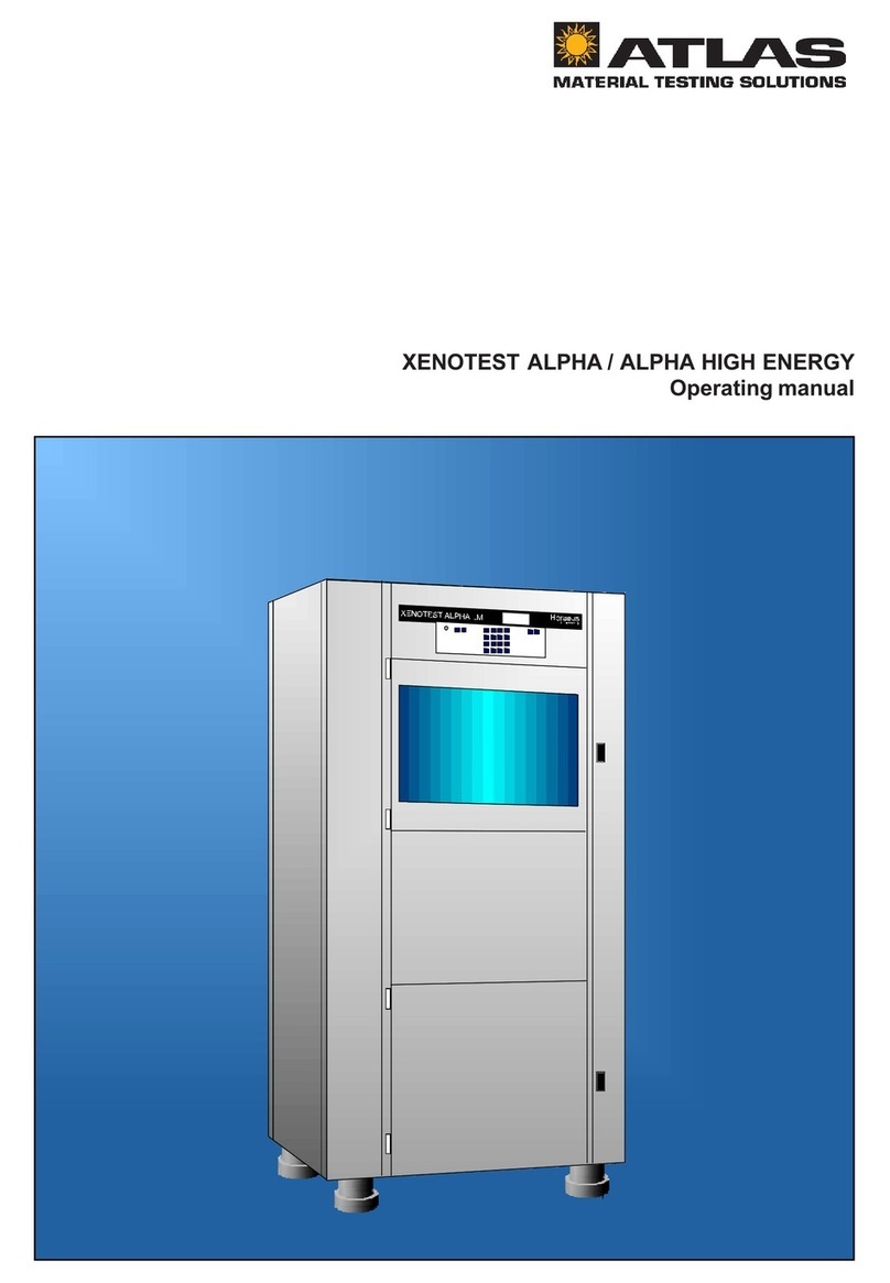 Atlas XENOTEST ALPHA User manual