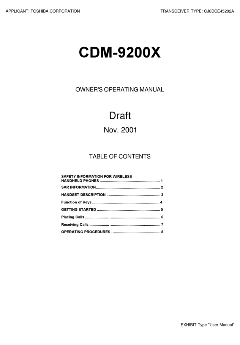 Audiovox CDM-9200X Operation manual