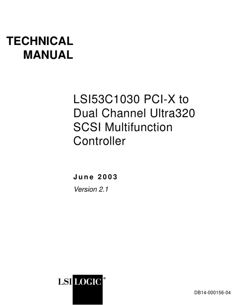 LSI LSI53C1030 User manual