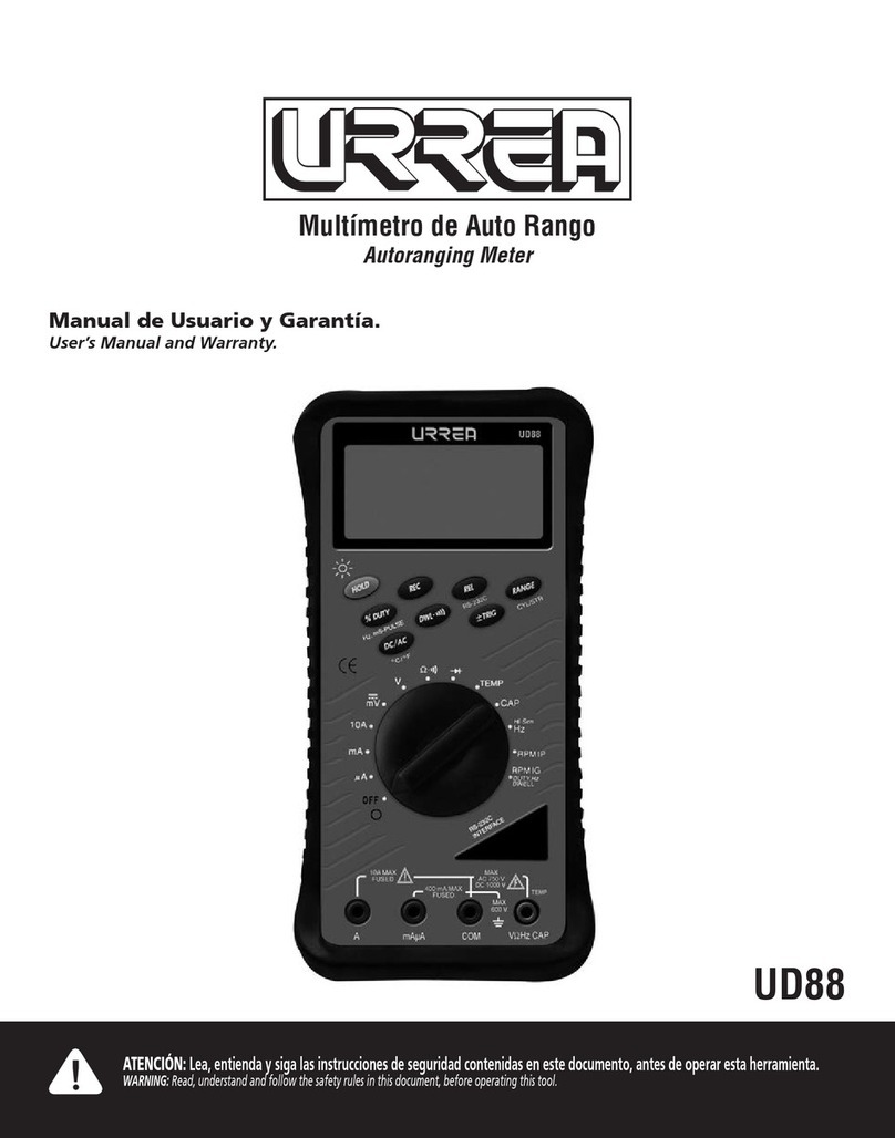 Urrea UD88 Instruction Manual