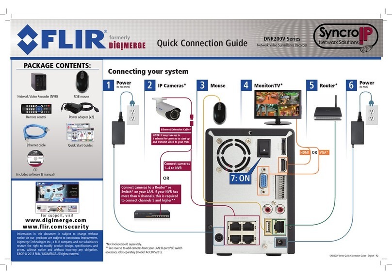 FLIR DNR200V Series Quick connection guide