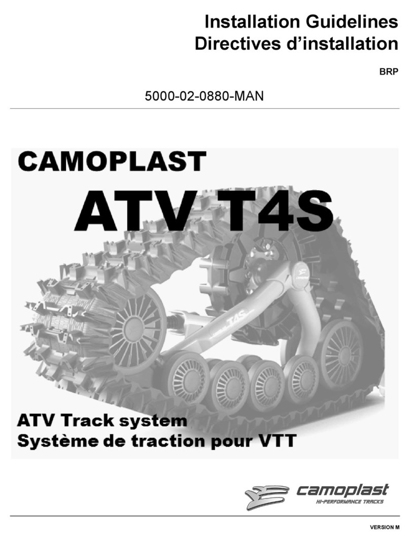 Camoplast ATV T4S Installation guidelines