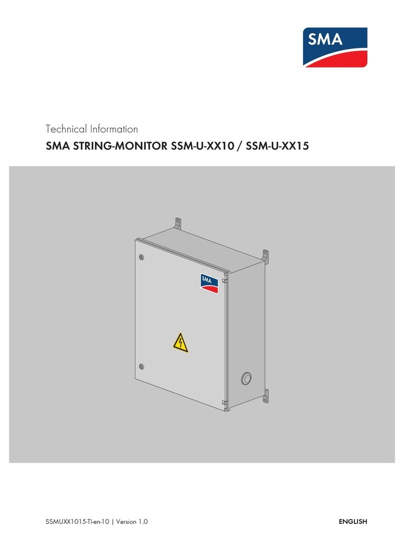 SMA STRING-MONITOR SSM-U-2410 Manual