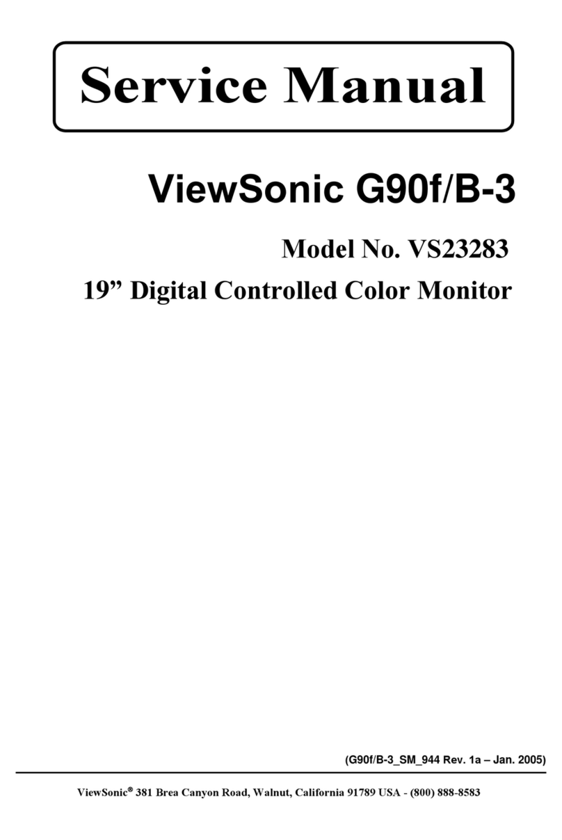 ViewSonic G90f/B-3 User manual
