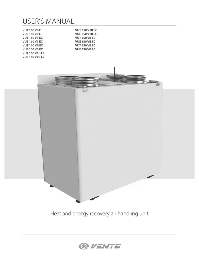Vents VUT 160 V EC User manual