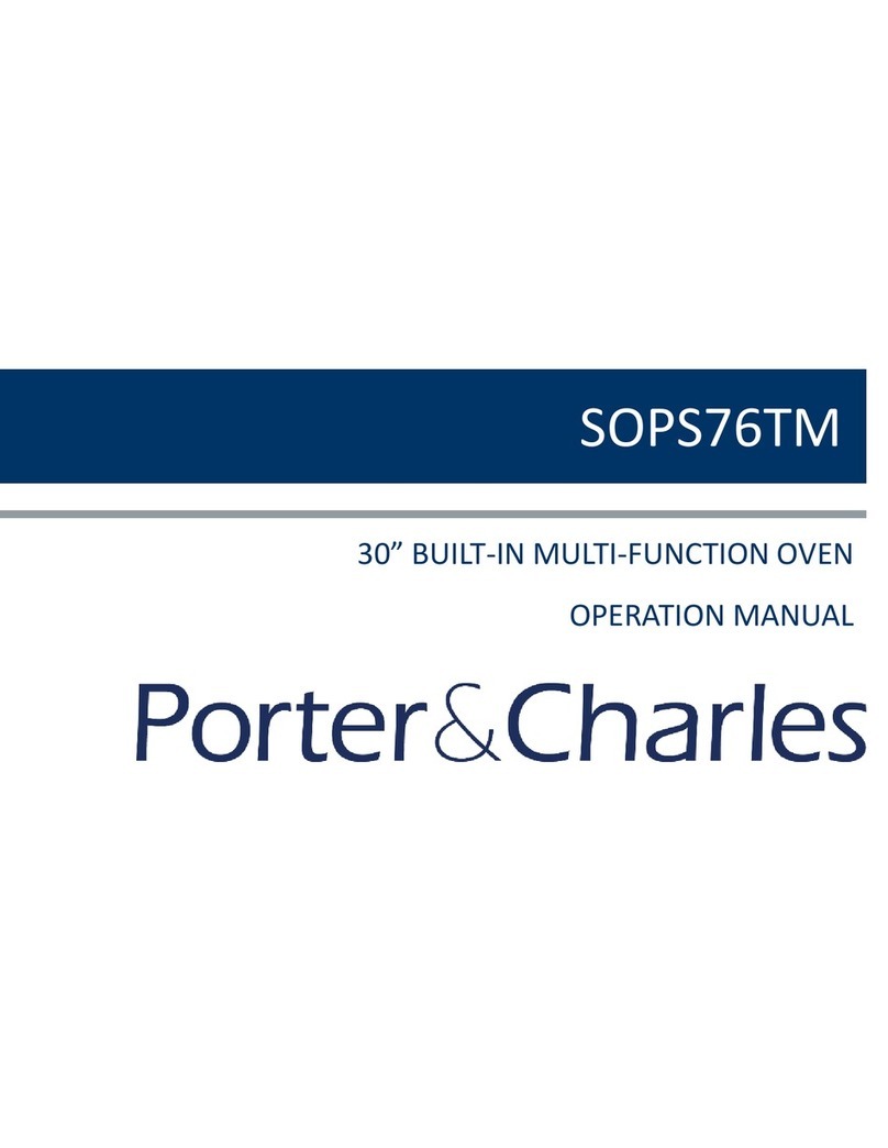 Porter&Charles SOPS76TM Operation manual