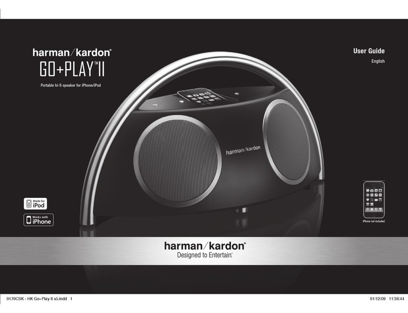 Harman Kardon GO+PLAY II User manual