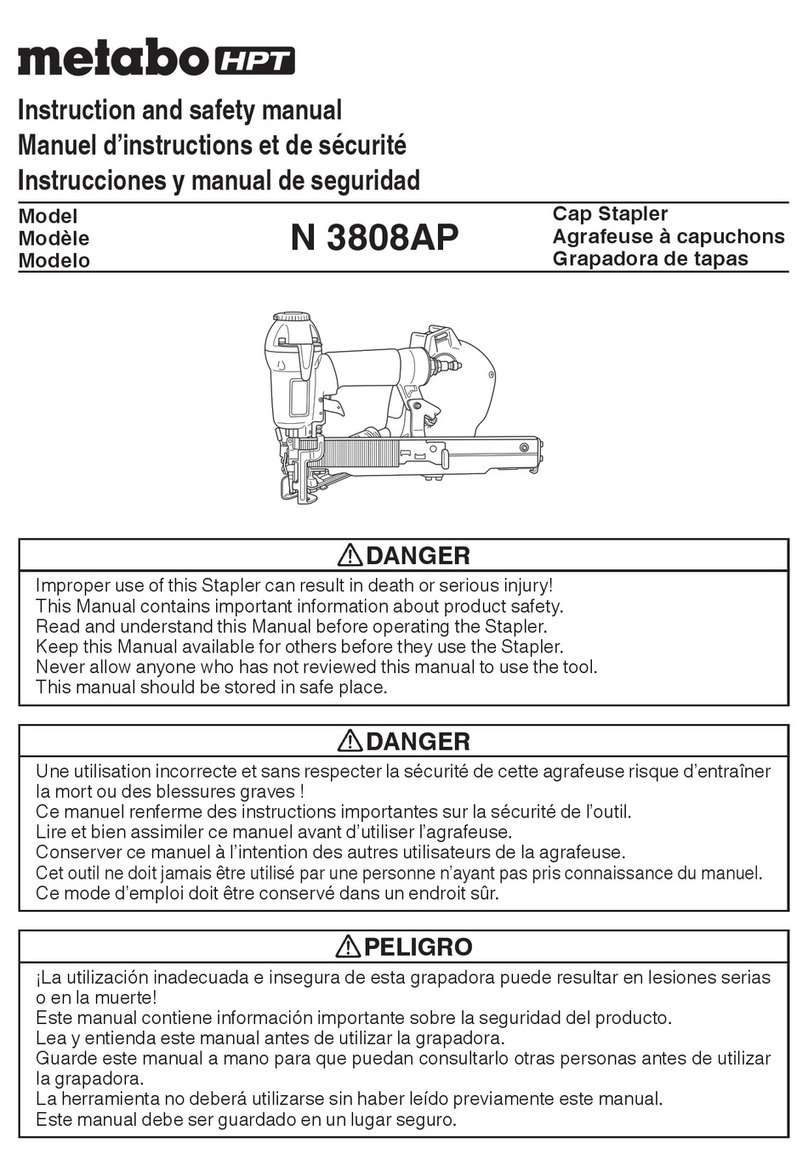 Metabo HPT N 38008AP Instruction Manual