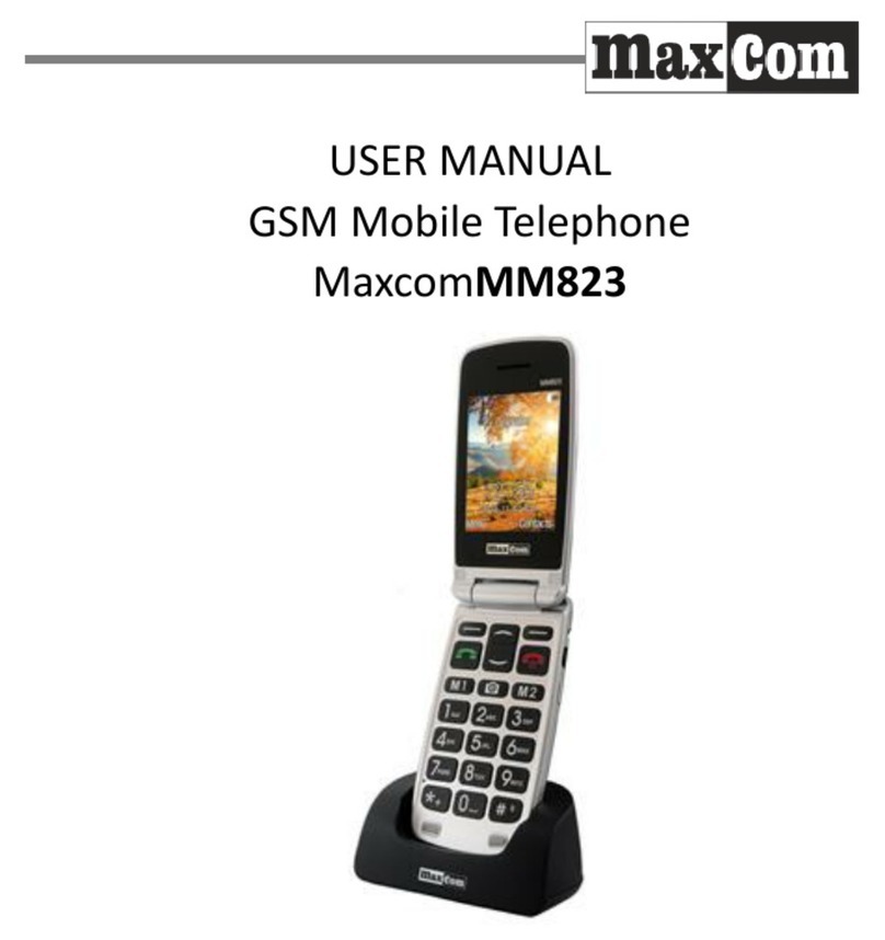 Maxcom MM823 User manual Maxcom MM823 User manual