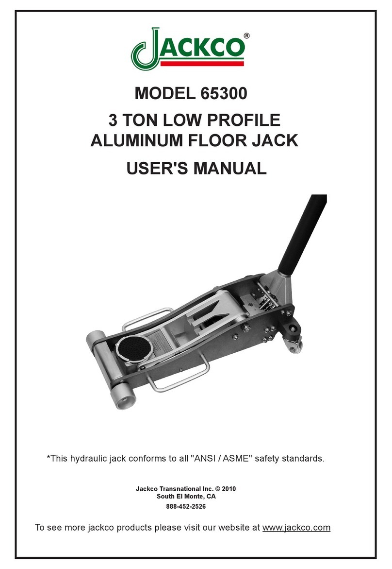 Jackco 65300 User manual