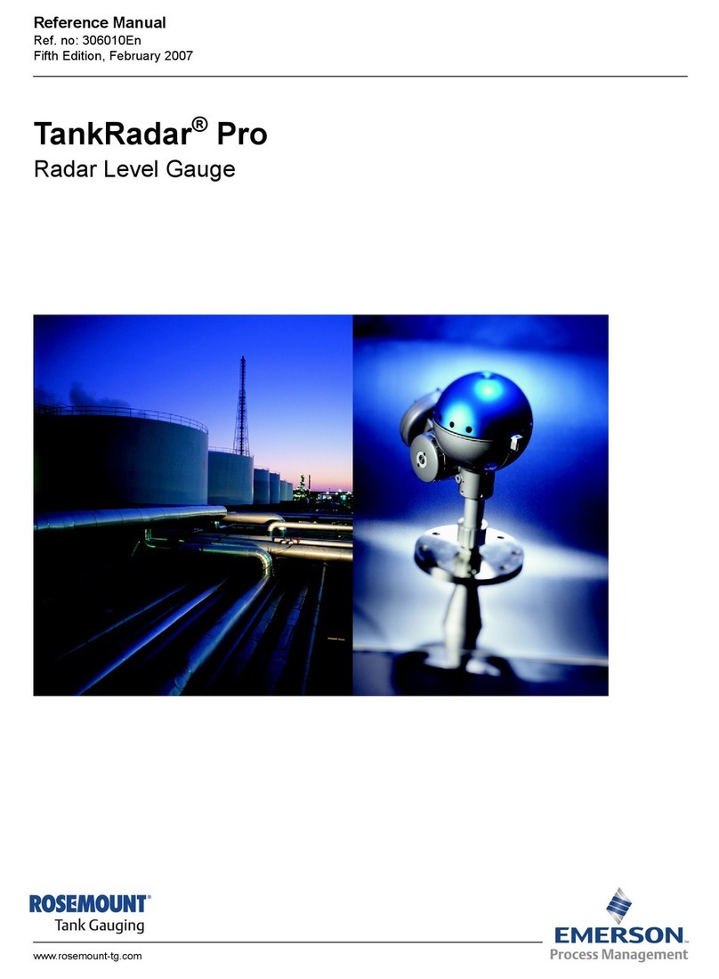 Rosemount TankRadar Pro Reference manual