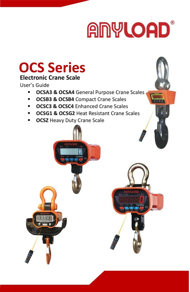 Anyload OCS Series User manual
