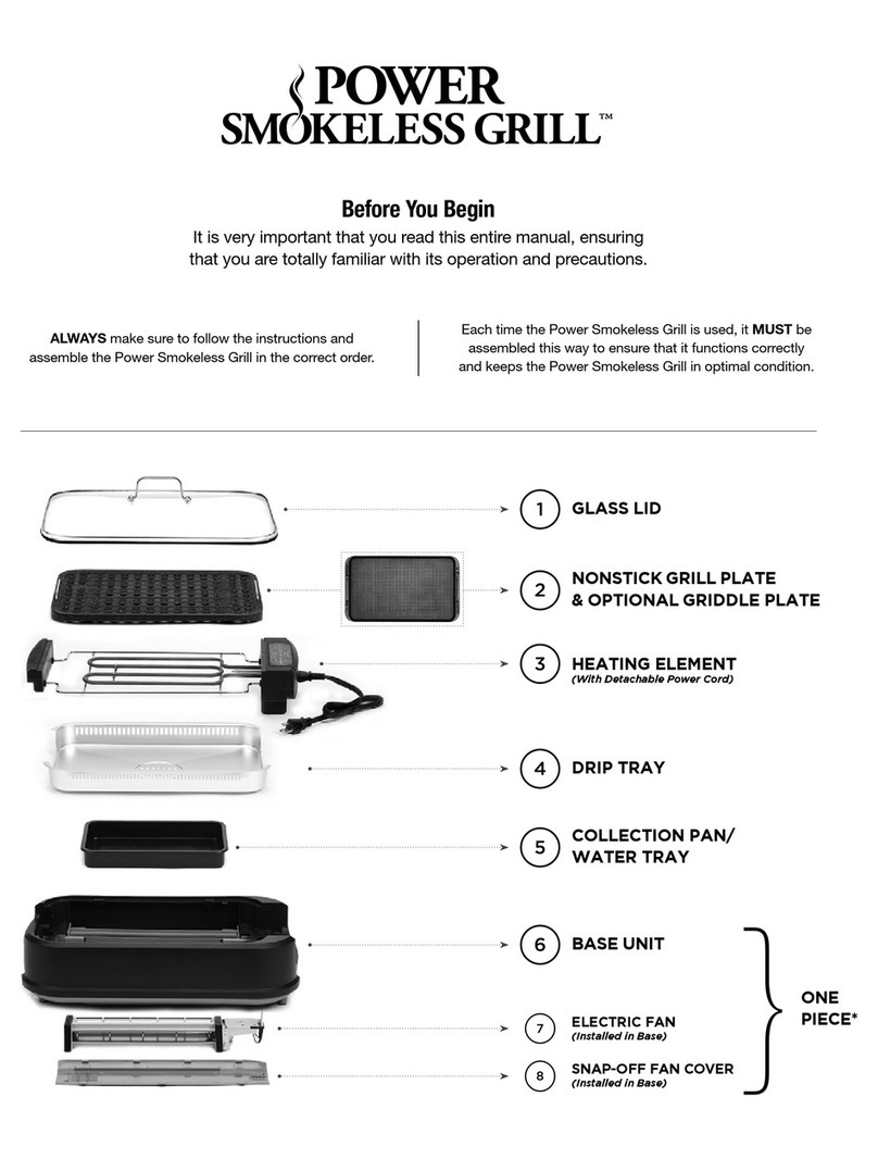 Tristar Products Power Smokeless Grill Assembly instructions Tristar Products Power Smokeless Grill Assembly instructions