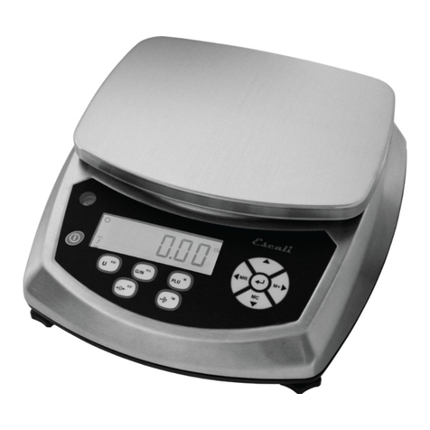 Escali W6630 User manual