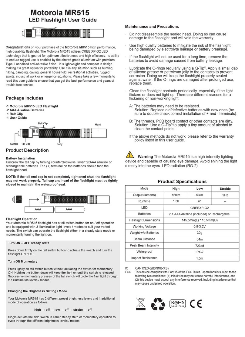 Motorola MR515 User manual