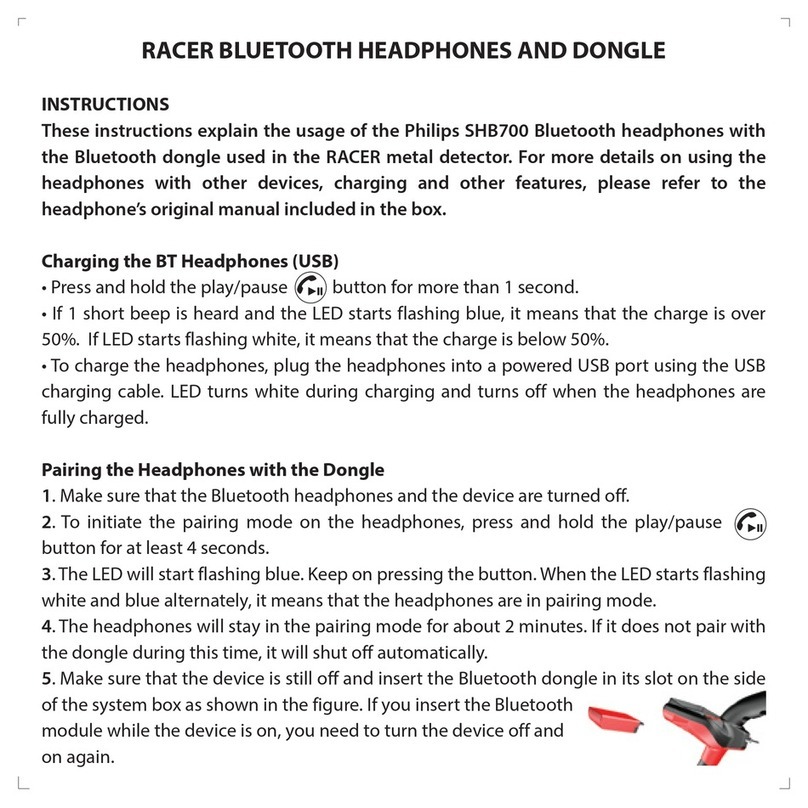 Makro Metal Detectors Racer instructions