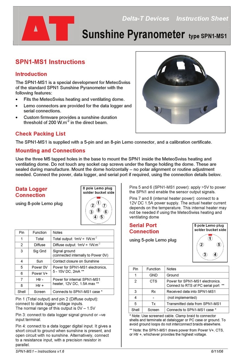 Delta-T SPN1-MS1 instruction sheet