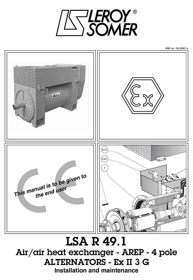 Leroy-Somer LSA R 49.1 Installation and Maintenance