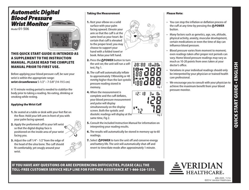 Veridian Healthcare 01-506 User manual
