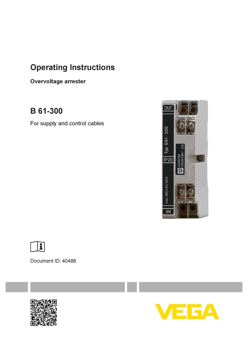 Vega B 61-300 operating instructions Vega B 61-300 operating instructions
