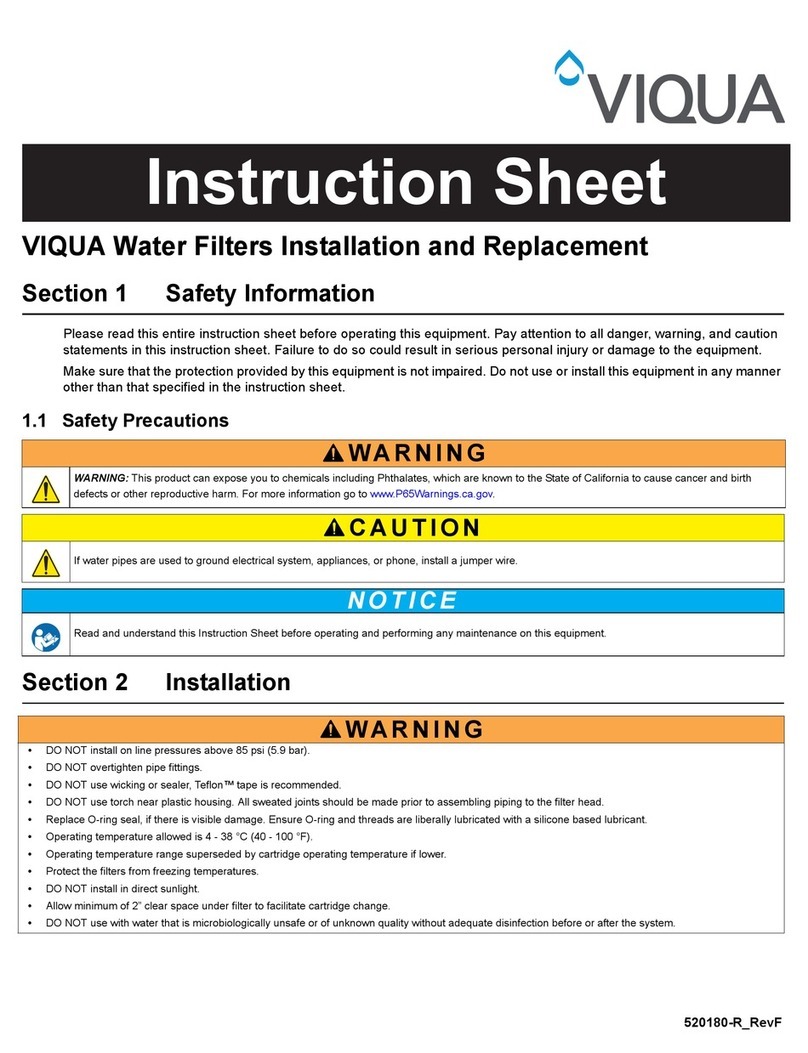 Viqua FB1-34PR-DO instruction sheet