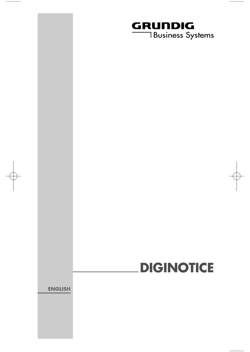 Grundig Diginotice User manual Grundig Diginotice User manual