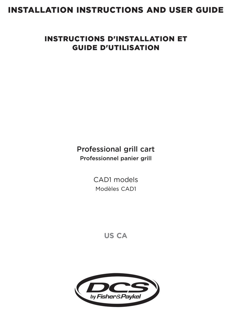 DCS CAD1 series Installation instructions and user guide