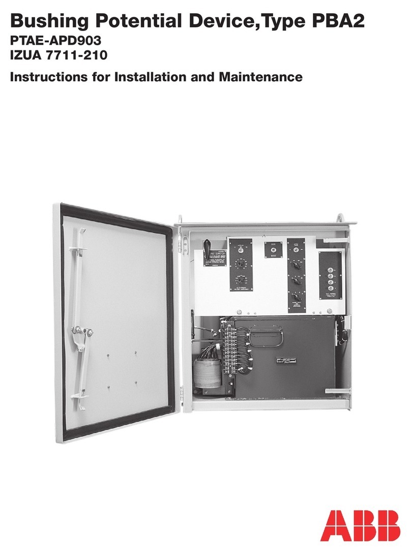 ABB PBA2 Operating and maintenance manual