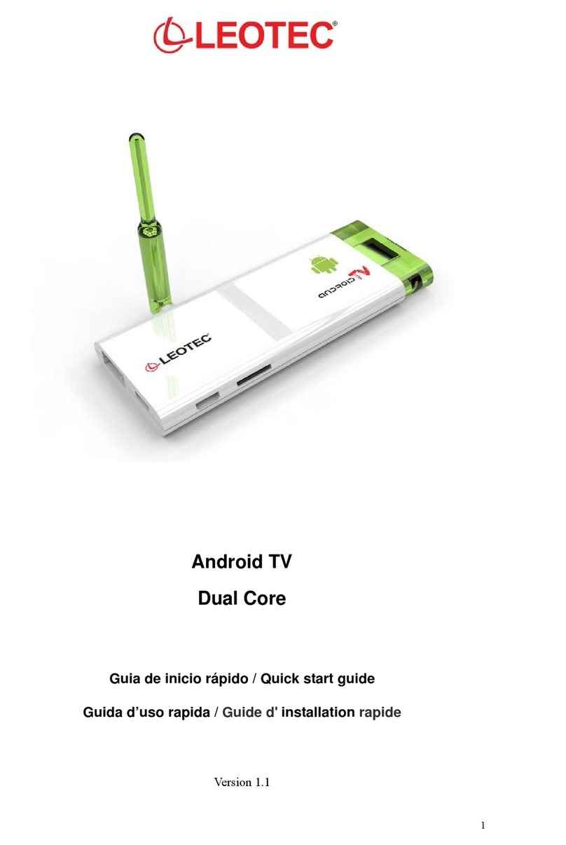 Leotec LEANDTV03 User manual