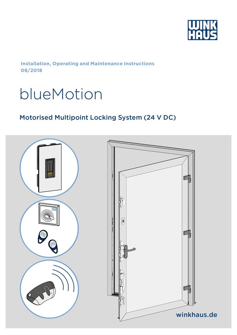 wink haus blueMotion Installation, operating and maintenance instructions