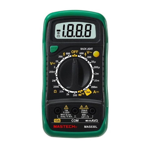 Mastech MAS830L Assembly instructions