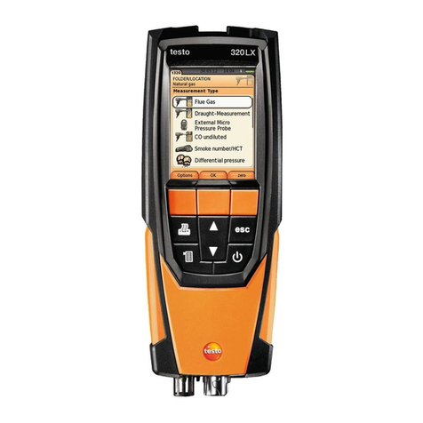 TESTO 320 User manual TESTO 320 User manual
