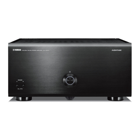 Yamaha MX-A5200 owner's manual