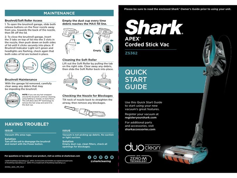 Shark APEX DuoClean ZS362 User manual