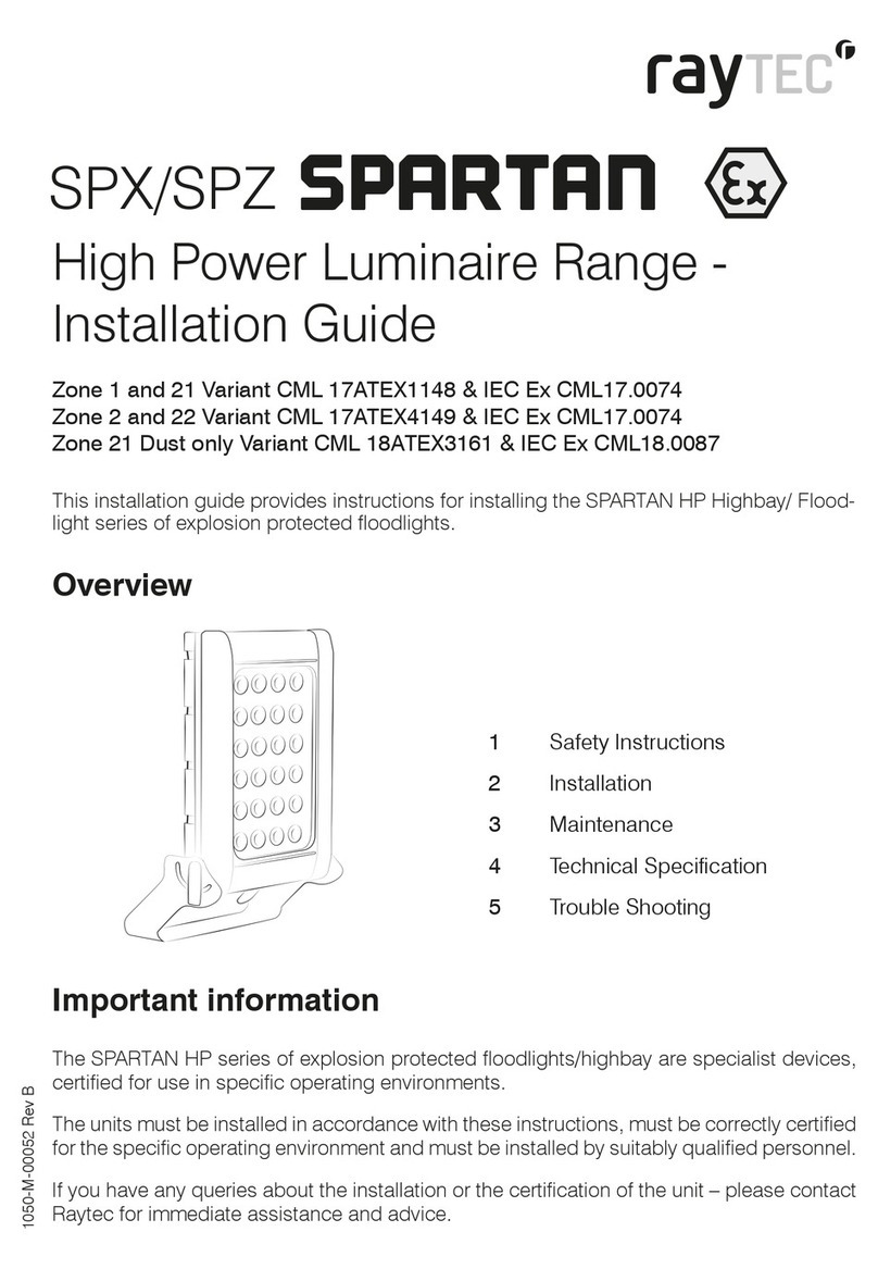 Raytec SPARTAN SPX-HP15K installation guide