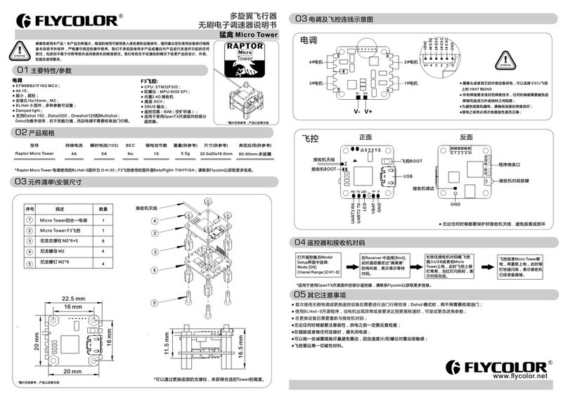 Flycolor Raptor Micro Tower User manual