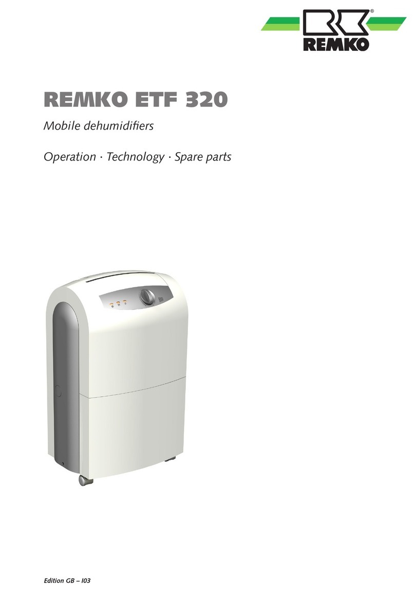 REMKO ETF 320 Operation,technology,spare parts