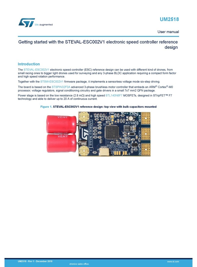 ST STEVAL-ESC002V1 user manual