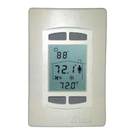 Delta Controls BACstat III DNT-T221-FCU User guide