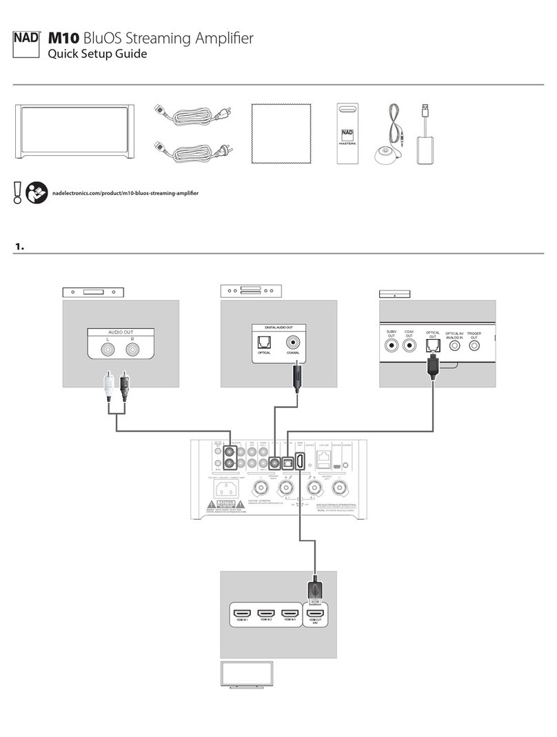 NAD M10 User manual
