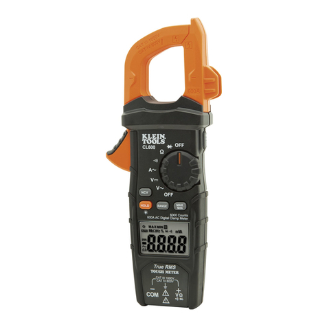 Klein Tools CL600 User manual
